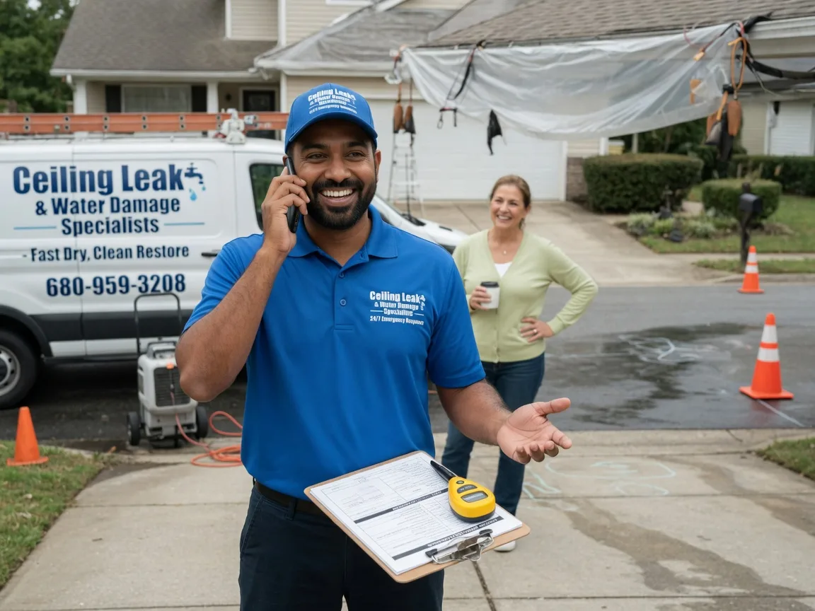 Ceiling Leak Cleanup Buffalo Prairie, IL FAQs